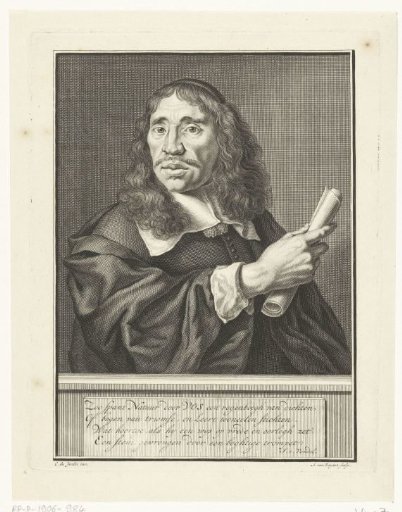 Portrait of the poet Jan Vos