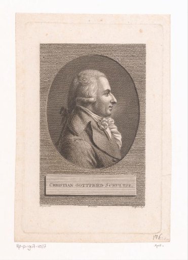 Portrait of Christian Gottfried Schultze