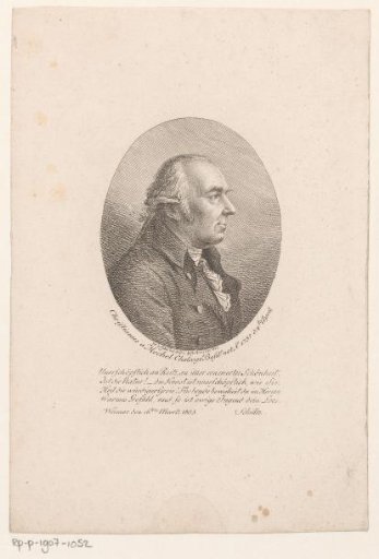 Portrait of Christian von Mechel