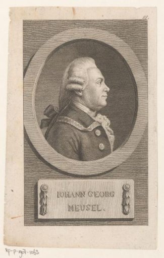 Portrait of Johann Georg Meusel