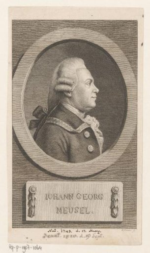 Portrait of Johann Georg Meusel
