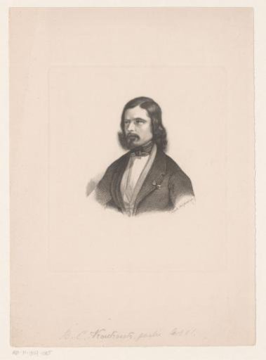 Portrait of Barend Cornelis Koekkoek