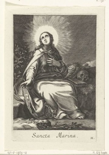 Saint Marina of Alexandria as a hermitess