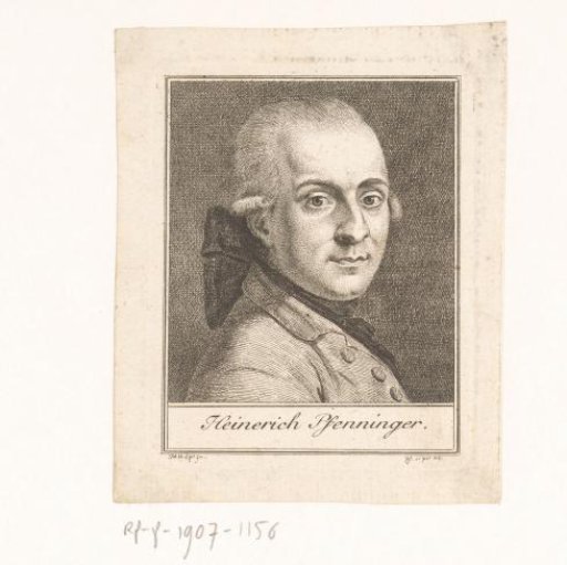 Portrait of Heinrich Pfenninger