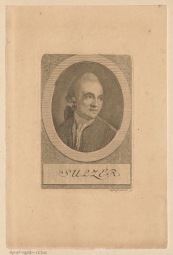 Portrait of Johann Georg Sulzer
