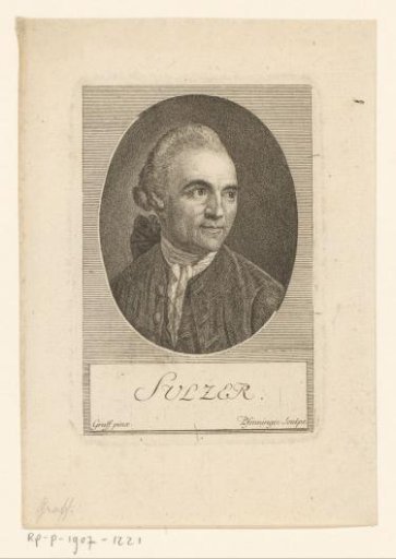 Portrait of Johann Georg Sulzer