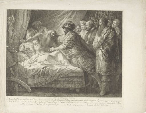 King Francis I at the bedside of the dying Leonardo da Vinci