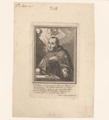 Portrait of Pedro de San José de Betancourt