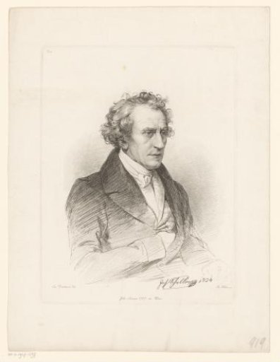 Portrait of Johann Nepomuk Schaller
