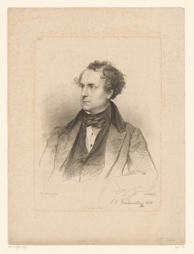 Portrait of Ferdinand Georg Waldmüller