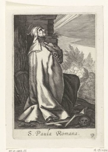 Saint Paula of Rome as a hermitess
