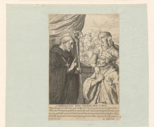 St. Corbinianus Commands Duke Grimoald to Leave His Wife