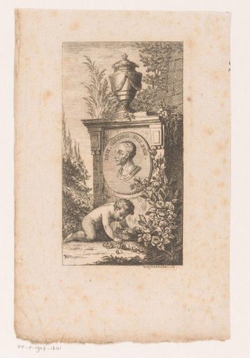 Monument with the portrait of Johann Georg Sulzer