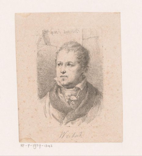 Self-portrait of Friedrich Georg Weitsch