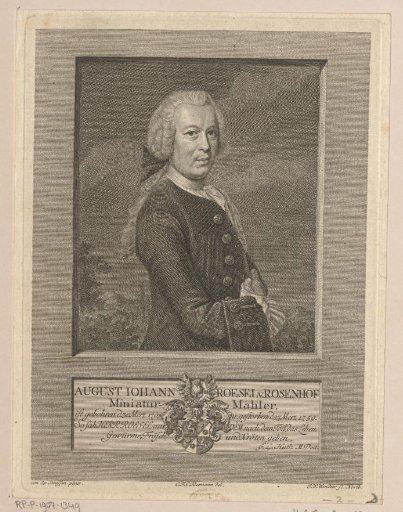 Portrait of August Johann Rösel von Rosenhof