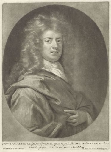 Portrait of the draughtsman and painter Gottfried Kneller
