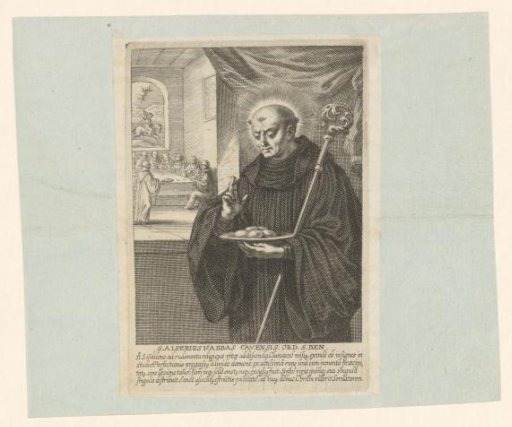 St. Alferius Blesses a Bowl of Bread