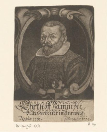 Portrait of Christoph Jamnitzer