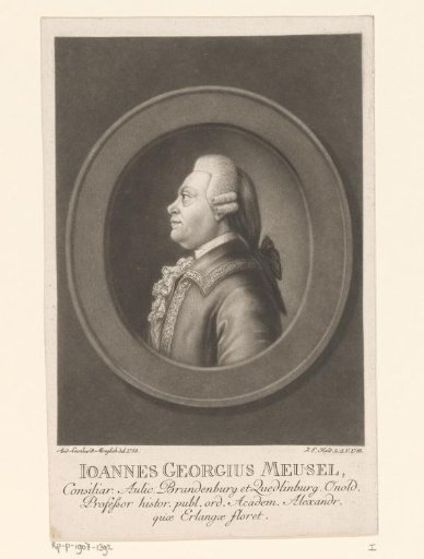 Portrait of Johann Georg Meusel