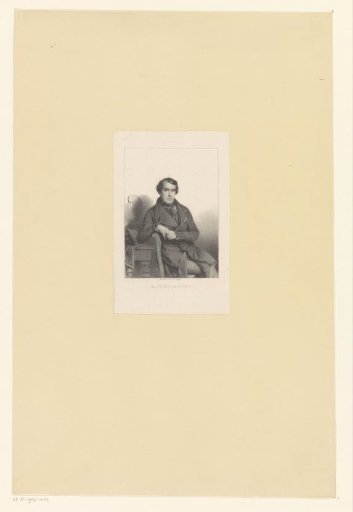 Portrait of the artist Andreas Schelfhout