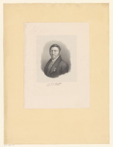 Portrait of the artist Johannes Christiaan Schotel
