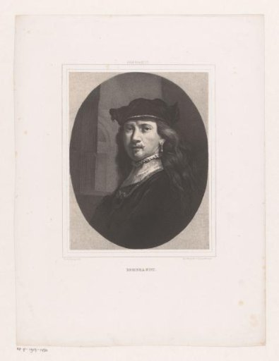 Self-Portrait of Rembrandt with an Architectural Background