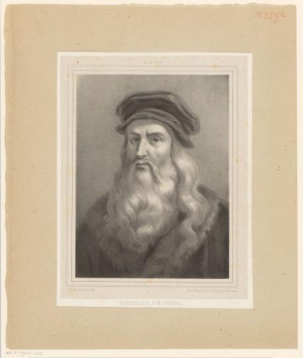 Self-portrait of Leonardo da Vinci