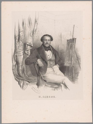 Portrait of Hippolyte Victor Valentin Sebron