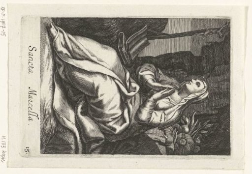 Saint Marcella of Rome as a hermitess