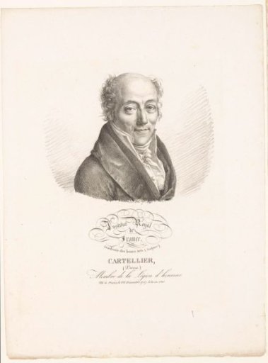 Portrait of the sculptor Pierre Cartellier