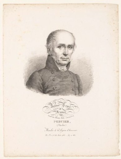 Portrait of the architect Charles Percier