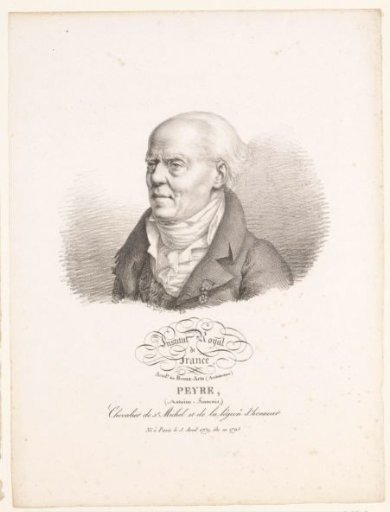 Portrait of the architect Antoine-François Peyre