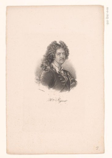 Portrait of Hyacinthe Rigaud