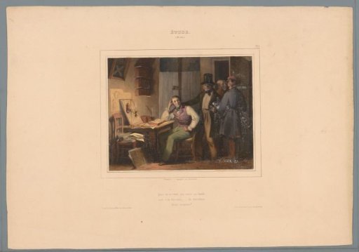 Portrait of the artist Henri Grévedon