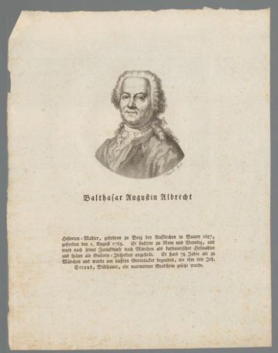 Portrait of Balthasar August Albrecht