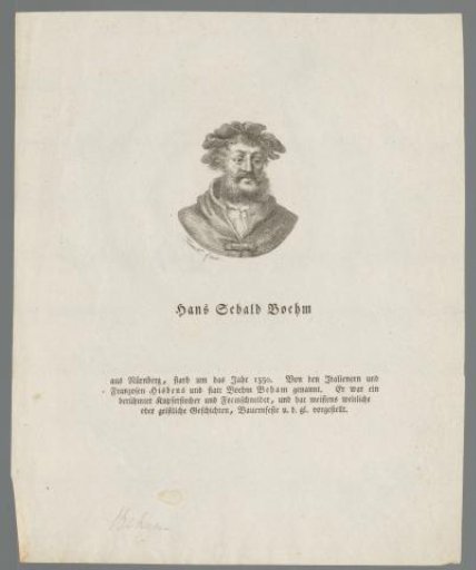 Portrait of Hans Sebald Beham