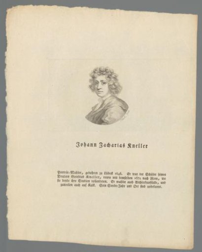 Portrait of Johann Zacharias Kneller