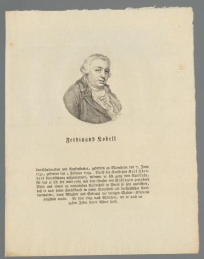 Portrait of Ferdinand Kobell