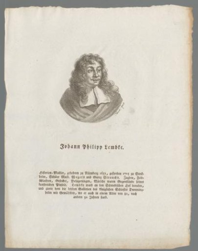 Portrait of Johann Philipp Lemke