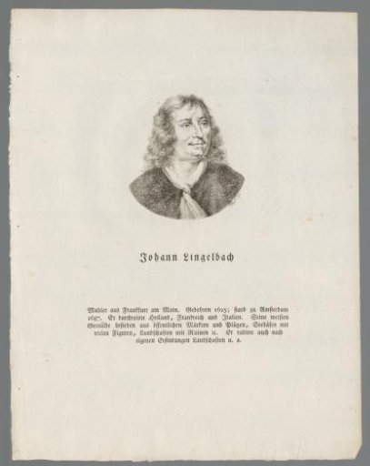 Portrait of Johannes Lingelbach