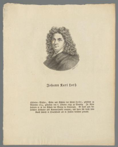 Portrait of Johann Carl Loth