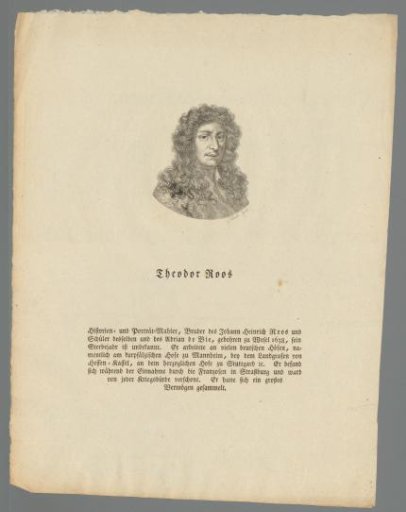 Portrait of Theodor Roos