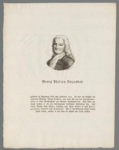 Portrait of Georg Philipp Rugendas (I)