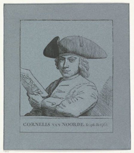 Self-portrait of Cornelis van Noorde