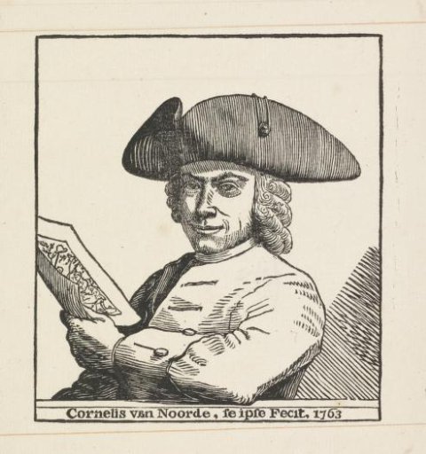 Self-portrait of Cornelis van Noorde