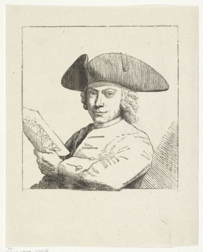 Self-portrait of Cornelis van Noorde