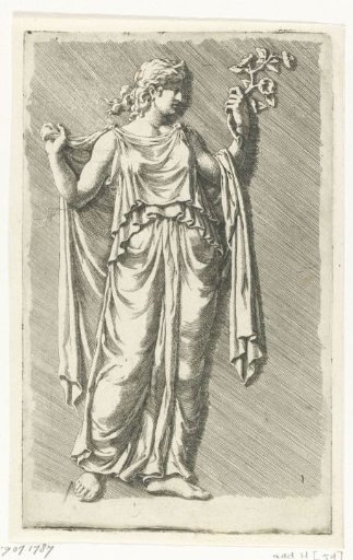 Flora with a Blossom Branch in Her Hand