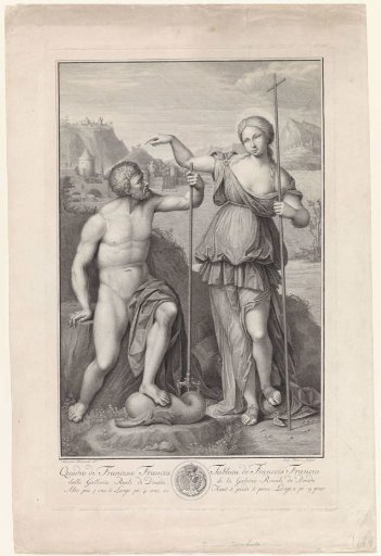 Allegorical representation: Neptune blessed by Faith