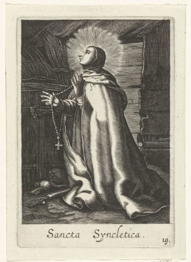 Saint Syncletica of Alexandria as a hermitess
