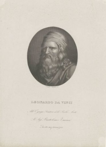 Portrait of Leonardo da Vinci